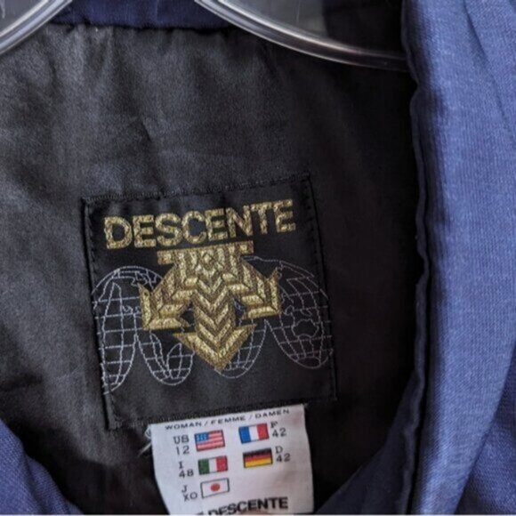 Descente blue winter vest - Picture 3 of 4